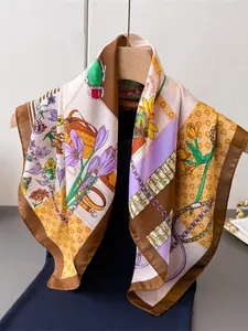 Fashion Printed Scarf, Versatile Design for Style and Outdoor Activities, Lightweight Comfortable Fabric for All Seasons, Casual Soft Scarf