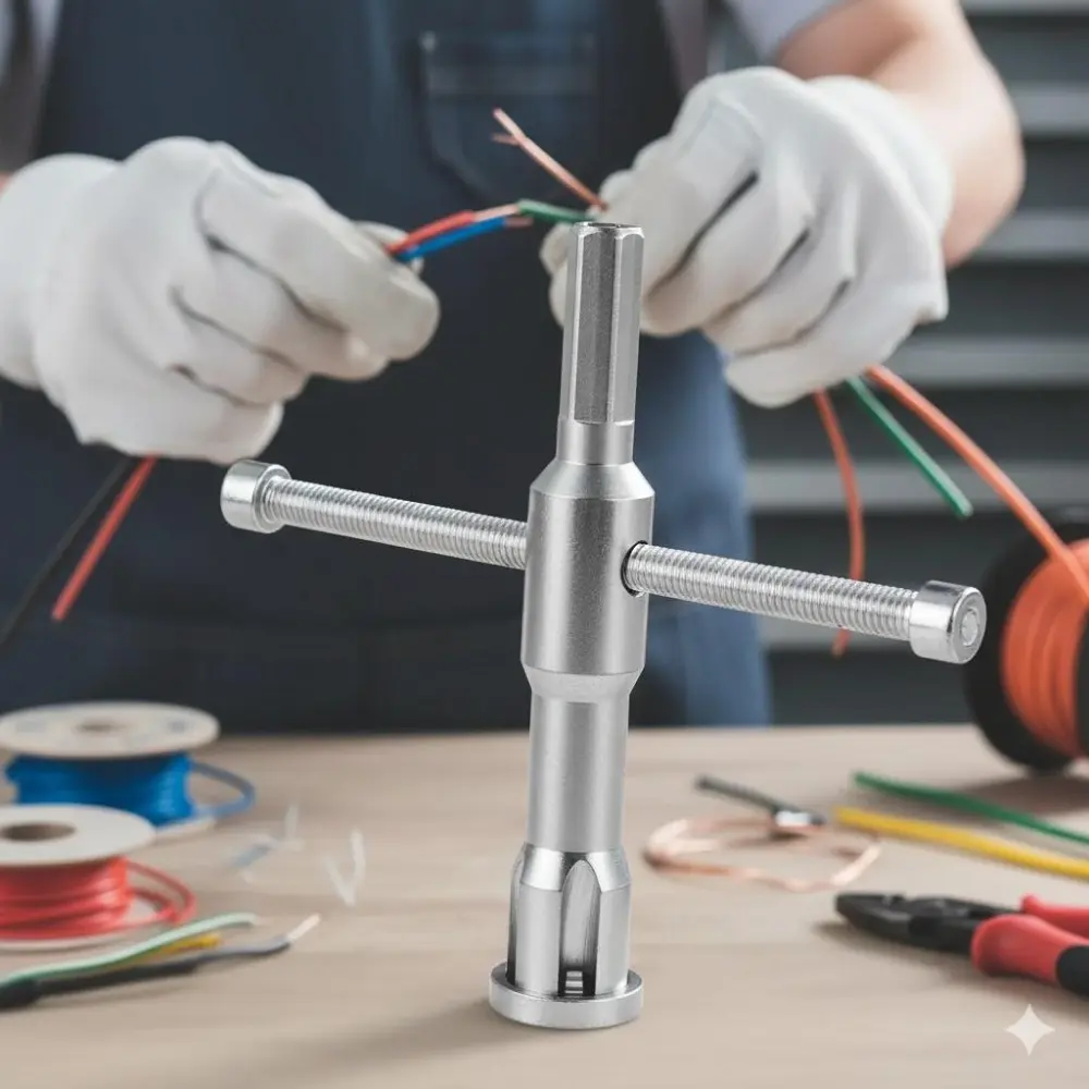 All-in-One Electrician Pliers Set: Efficient Wire Stripping, Crimping, Cutting. Durable Anti-Corrosion Alloy. Portable Cable Stripper & Twister Tool Kit for Professionals.