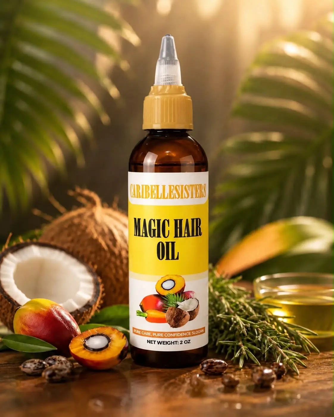 Caribelle Sisters Herbal Hair oil-Moiturizing & Nourishing Oil