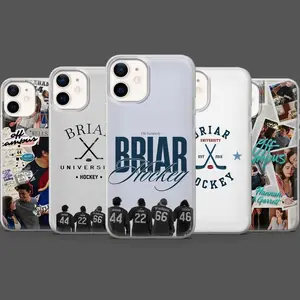 Off Campus Phone Case Briar University Hockey for iPhone 17Pro, 16, 15, 14, 13, 12,Samsung S25, S24, S23Fe,S22, A17, A26, A56, Pixel 10, 9