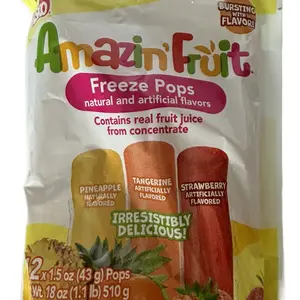 Amazin Fruit Freeze Pops - Fruit Flavored