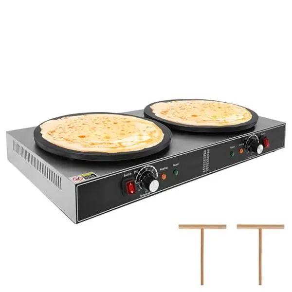 GARVEE 16 Inch Commercial Crepe Maker,Non-Stick Electric Crepe Machine
