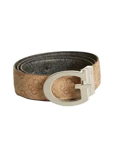 GUESS Male Trey Faux-Leather Signature Belt