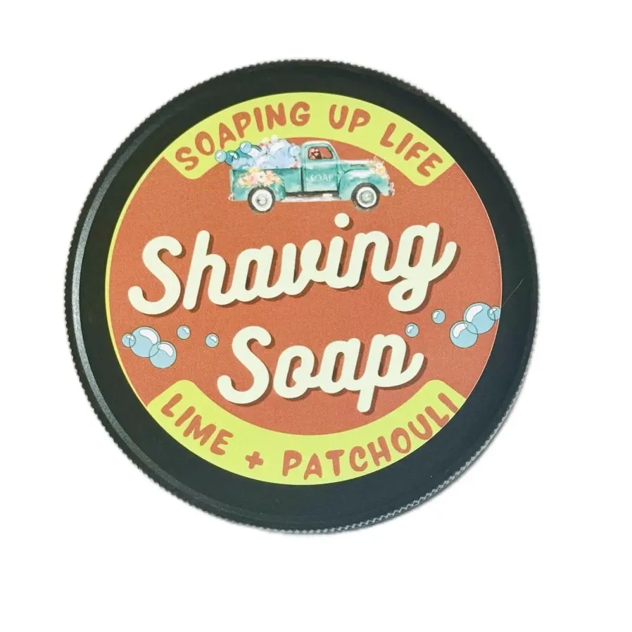 Shaving Cream/Shave Soap for Men’s Grooming Wet Shaving Products Lime and Patchouli