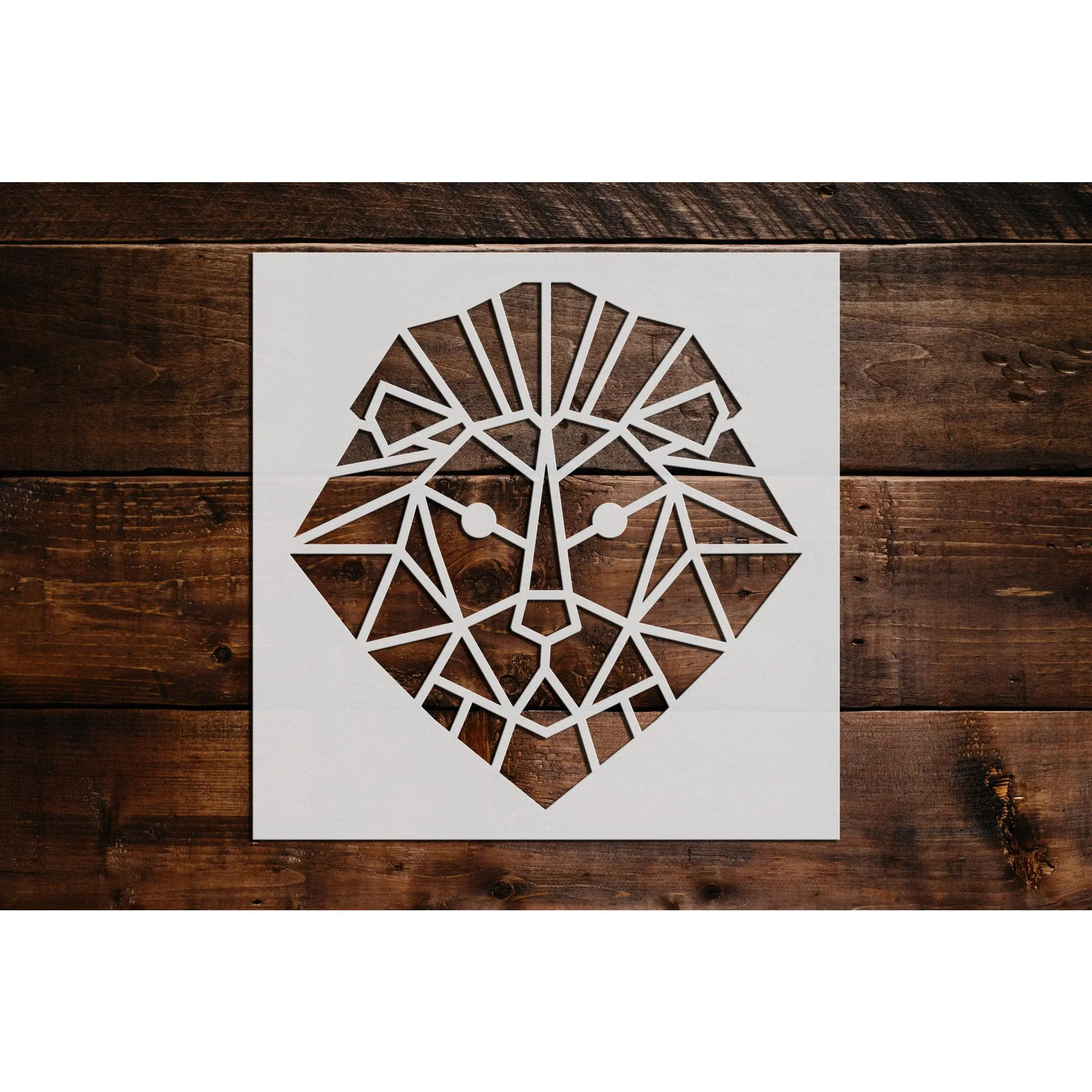 Lion Stencil - Art and Wall Stencil