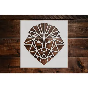 Lion Stencil - Art and Wall Stencil