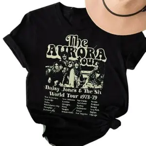 Vintage 1978-79 Aurora World Tour Shirt By Daisy Jones & The Six Jenkins Reid