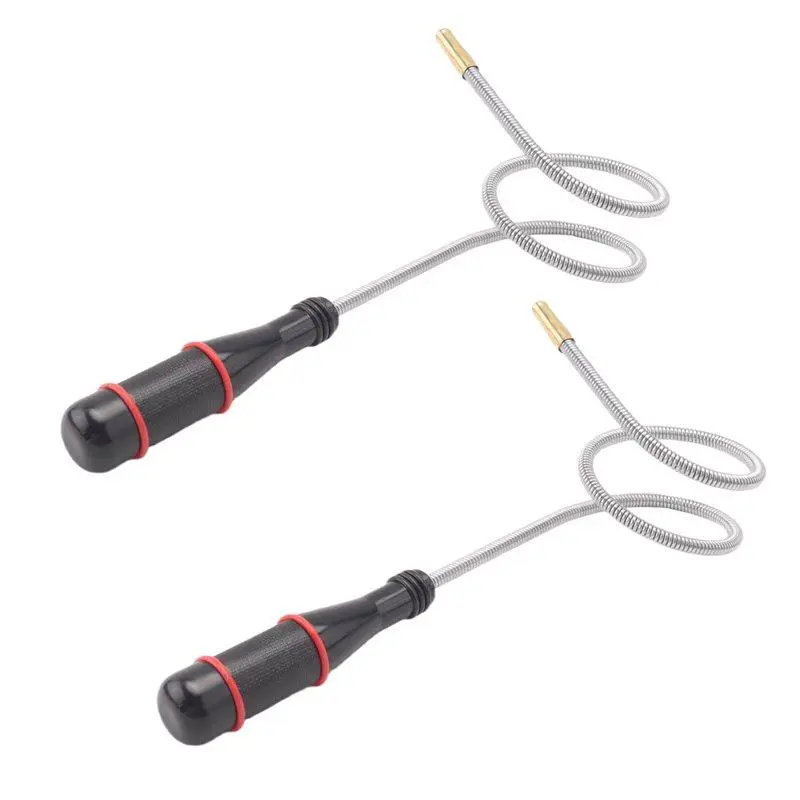 2 pcs flexible magnetic pickup, 23.6-inch long flexible bend-it magnet snake pickup, bendable magnetic pickup (2 lb)
