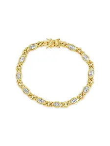 Cassie CZ Bezel Tennis Bracelet