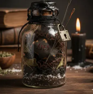 Exposed Lier Spell Jar 1oz Updated Jar