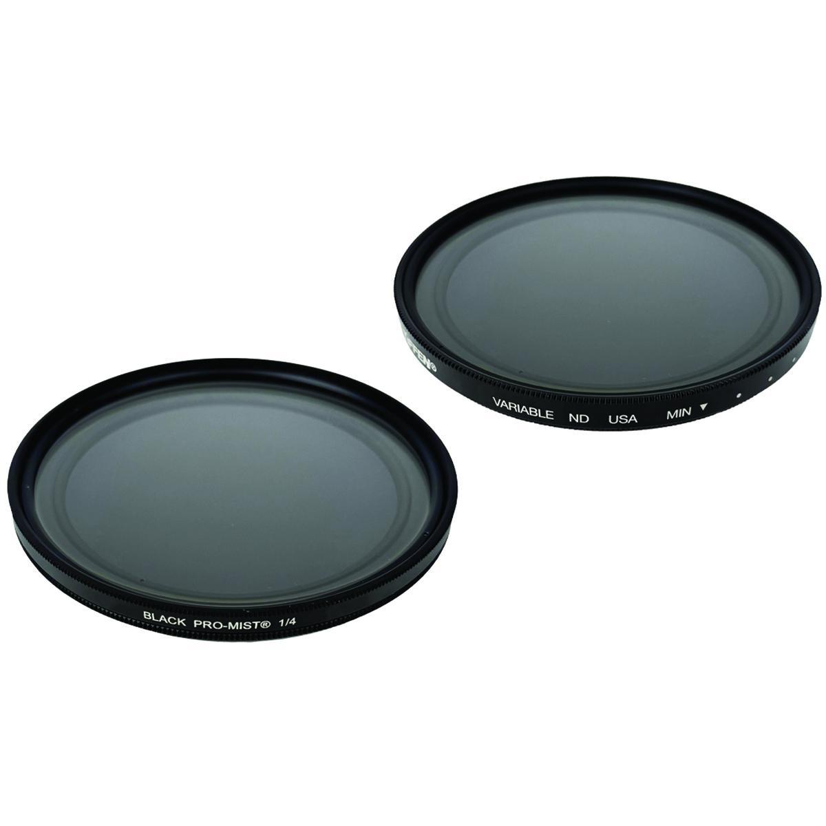 Tiffen 77mm FusionVND Series Black Pro-Mist 1/4 + Variable ND Filter