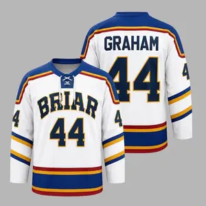 Briar U Graham 44 Hockey Jersey, Custom Name Number Jersey, Hockey Romance College Shirt, BookTok Gift, Off Campus Hockey 2026, Hockey Romance Merch