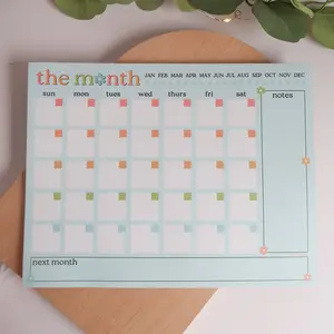 The Month | Monthly Planner Notepad