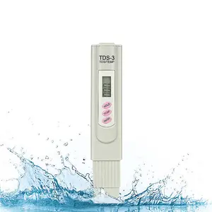 Water Quality Tester, Accurate and Reliable, EC Meter & Temperature Meter 3 in 1, 0-9990 ppm,  tds Meter Digital Water Tester for Drinking Water, Aquariums, etc