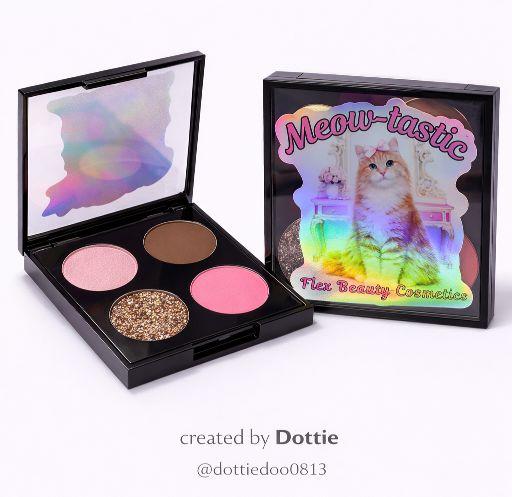 MEOW Quad PRE-DESIGNED Eyeshadow Palettes (By The PR Team)