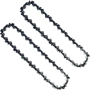 2PC 8 Inch Polesaw Chain for Black & Decker LPP120 LPP120B NPP2018 Pole Saw, 8" Replacement Chain for Black & Decker CCS818 and More - 3/8" - .043" - 34 DL