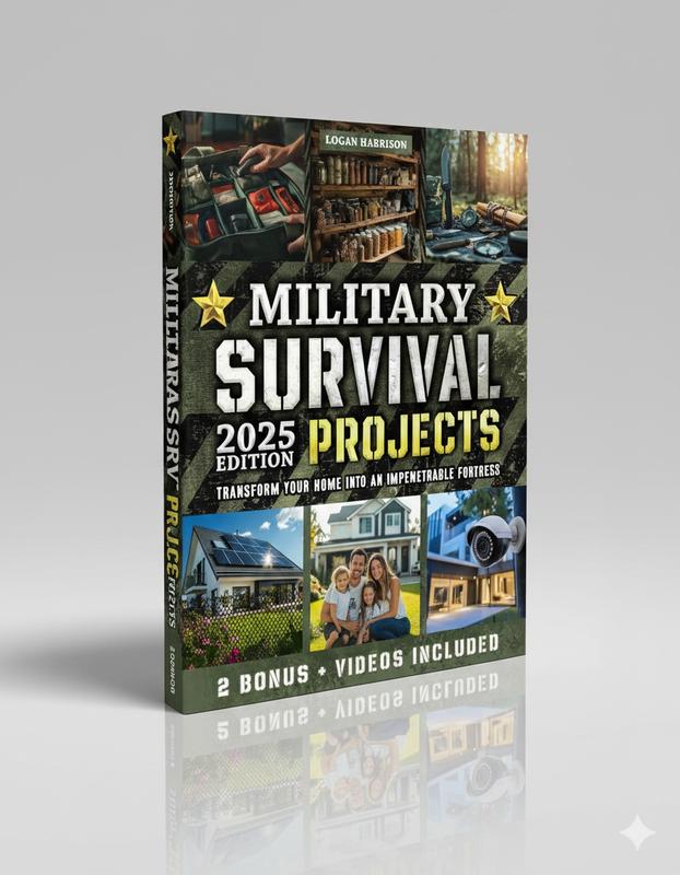 Military Survival Projects: 60+ Step-by-Step Projects to Transform Your Home into an Impenetrable Fortress, Protect Your Loved Ones, and Overcome Any ... Forces Tactics for Real-World Scenarios Paperback.