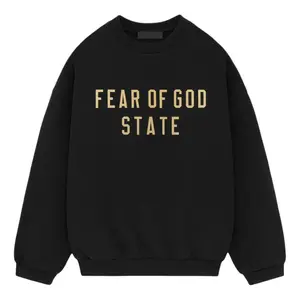 Fear of God Essentials Fleece Crewneck 'Black' 192BT246260F