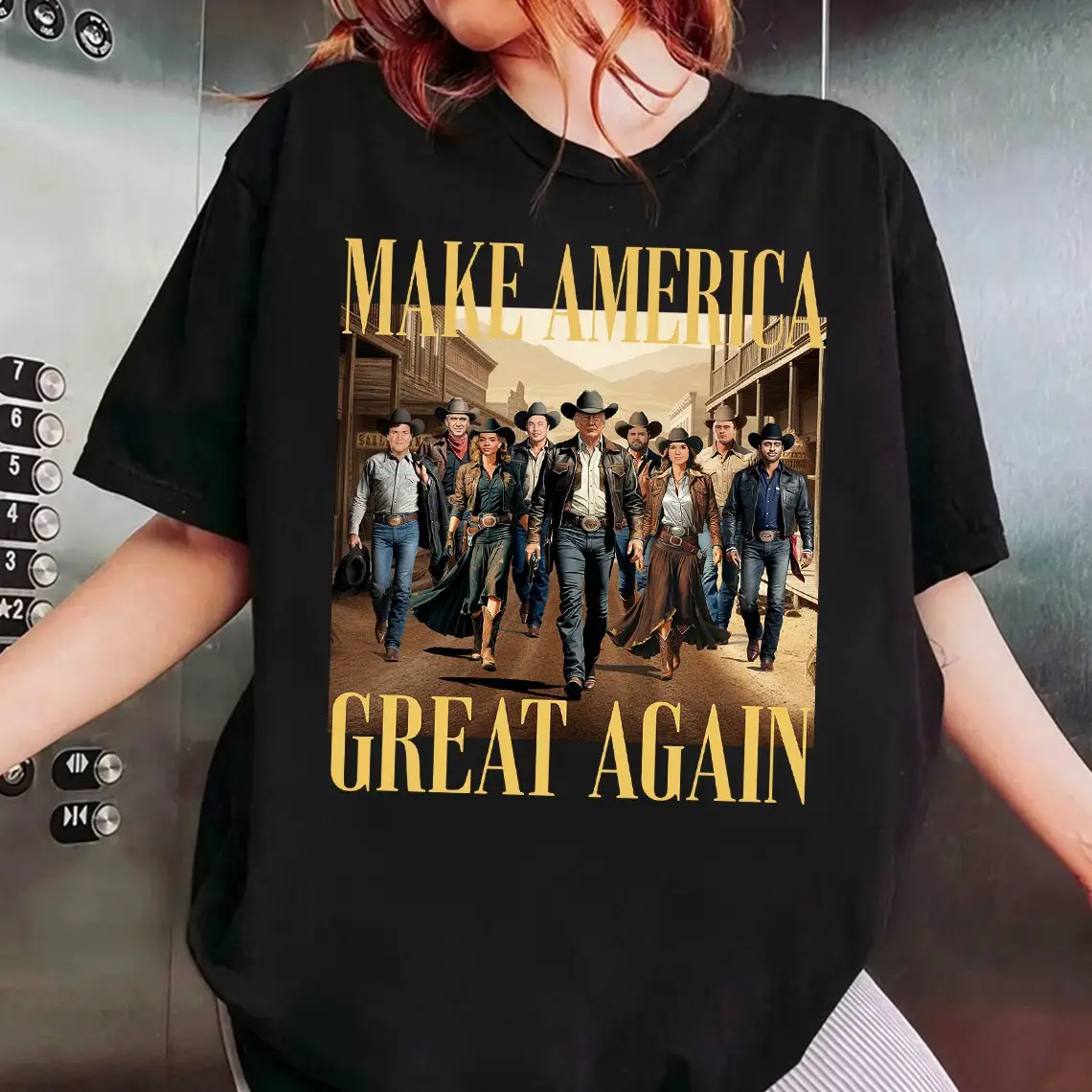 Trummp MAGA Shirt, Trummp Supporters Shirts, Graphic Trending Tee Cotton Fabric Comfort T-Shirt Comfort T-Shirt