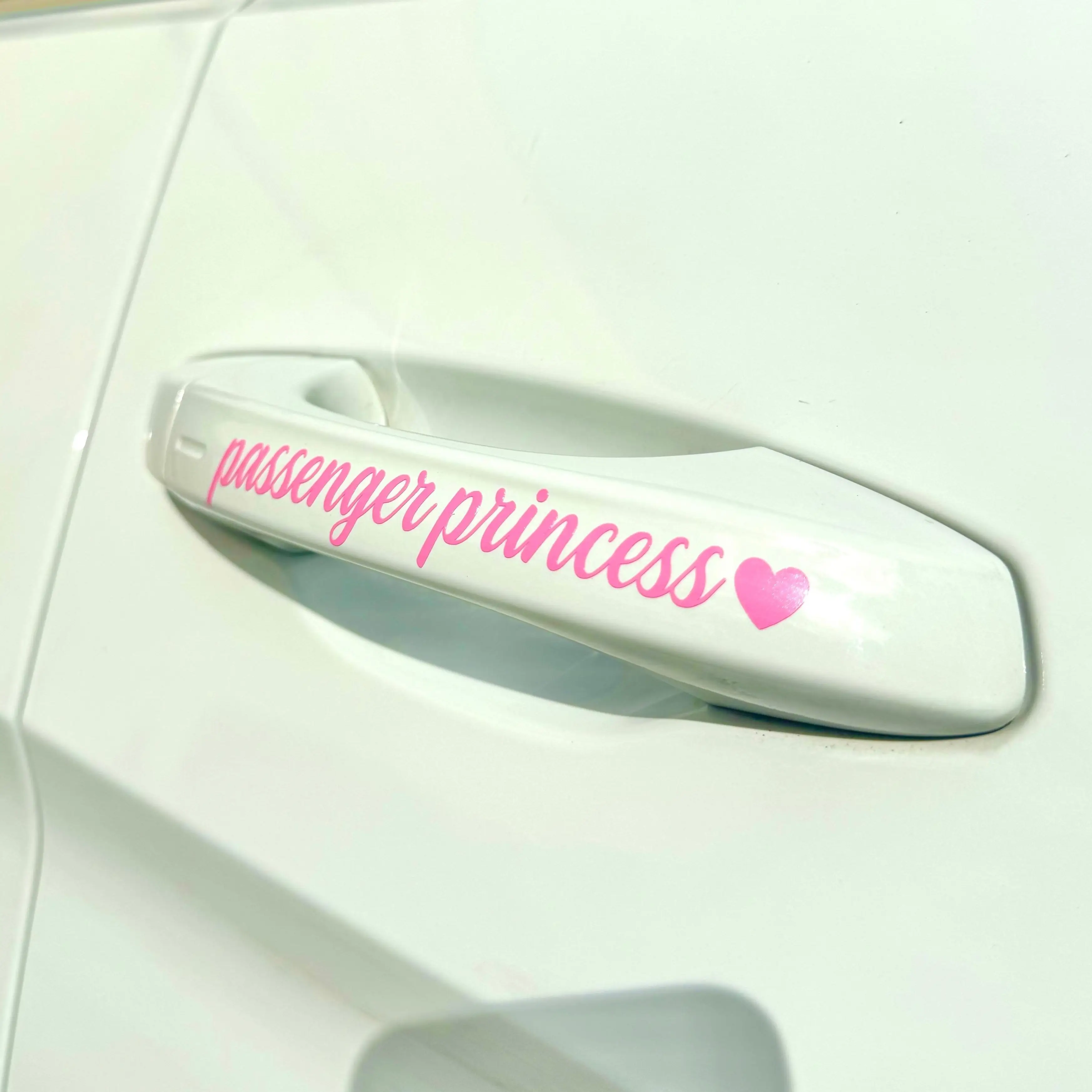 Mini Girlfriends Seat Custom Text Name Sticker for Car | Name Decal for Car | Relationship Sticker | Custom Name Decal | Gift for Her | Gift for Him
