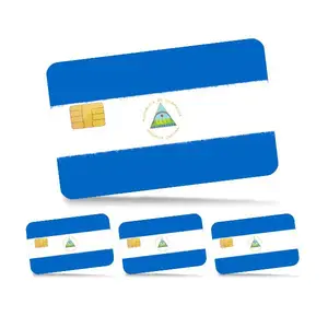 Nicaragua Flag Credit Card Sticker Cover - Vinyl Laminated Stickers Debit Card Skin