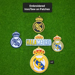 Madrid Embroidered Iron-on Patches