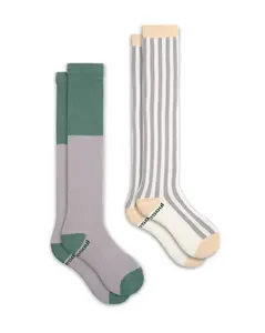 Mina Ultrahigh Sock 2 Pack Mixed