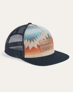 PENDLETON Wool Trucker Hat Sunset Pass Brown