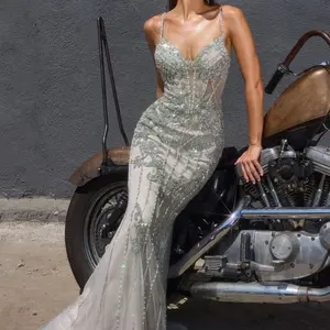 Fitted with sweep train dress