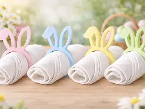 Bunny Napkin Rings – Cute Easter & Spring Table Decor