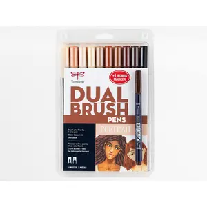 Tombow Dual Brush Pen Portrait Set