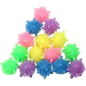 Washer Balls,Reusable Tangle-Free Eco-Friendly Laundry Scrubbing Balls,Solid Colorful Laundry Washing Balls Enhance Your Machine Cleaning Power (15 Pcs)