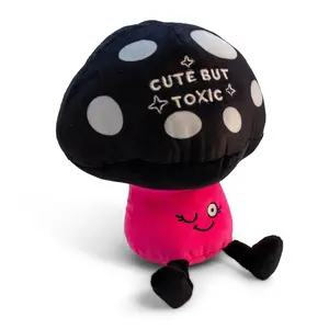 "Cute but Toxic" Mushroom Plush