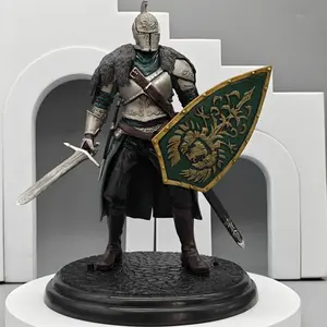 Dark Souls Collectible Figure, Advanced Armored Hanfa Knight Model, Abyss Walker Artorias Soldier Sword Statue, Fantasy Video Game Fan Gift, Action Figures