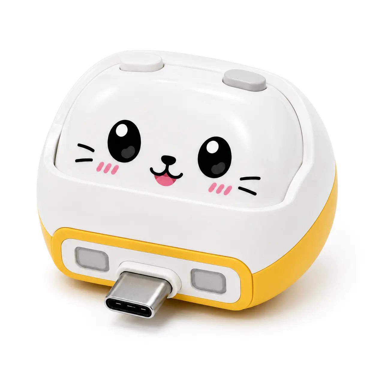 Cartoon Smart Charging Cut-Off Adapter – Automatic Stop When Fully Charged, Protects Battery Health, Works with USB-C (Type-C)