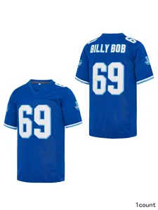 Varsity Blues #69 Billy Bob Movie West Canaan Coyotes Football Jersey Stitched Blue S~3XL Sport Party