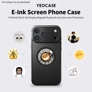 Yeocase Shockproof Magnetic Case with MagSafe Camera Ring Holder For Smart E-Ink Phone Case iPhone 17/17pro/17promax