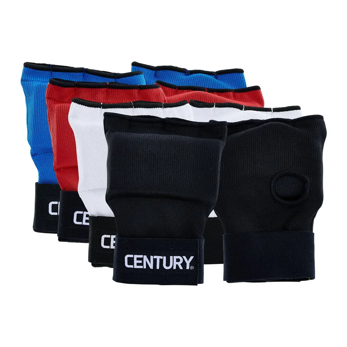 Century Padded Boxing Wraps - Durable Nylon Adult Large/XL Sports Wrist Accessories with Polyurethane Foam, Quick-Wrap Design for Boxing Training, Light Striking