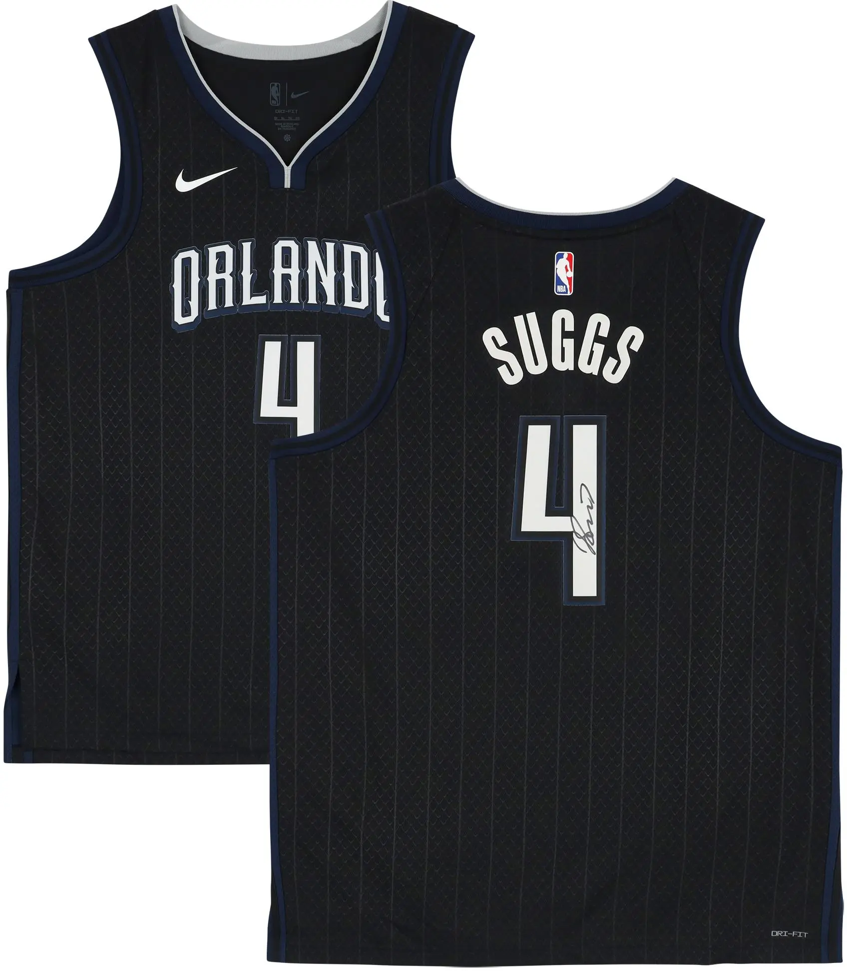 Jalen Suggs Autographed Orlando Magic Black Nike Swingman 2022-2023 City Edition Jersey - Fanatics Authentic Certified