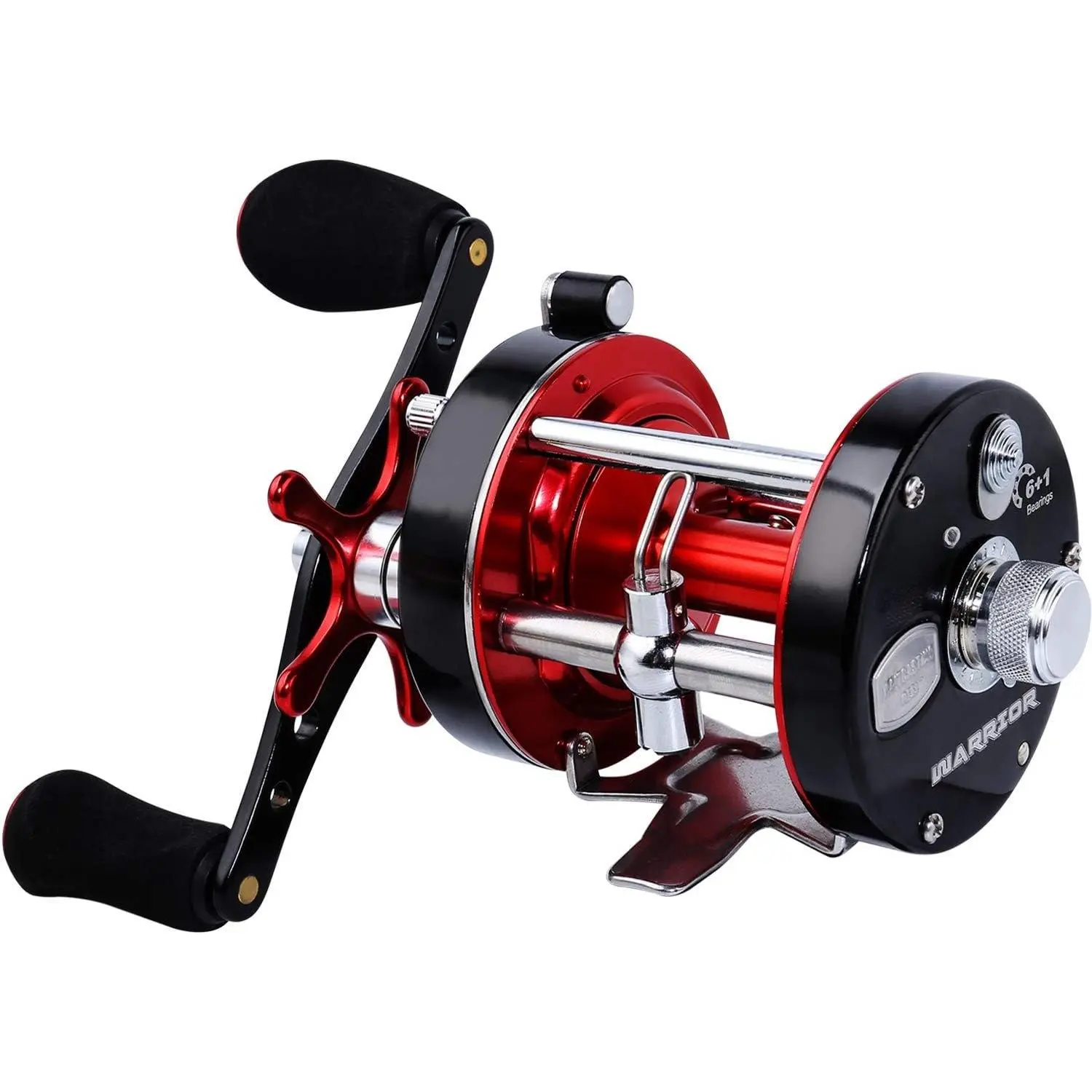 Fishing Reels Round Baitcasting Reel - Conventional Reel - Reinforced Metal  and   Drag