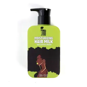 Pardon My Fro - Moisturizing Hair Milk - Hydrating Formula for Soft Curls & Coils - Lightweight Moisture for Daily Use - Includes Free 2 oz Hair & Scalp Oil