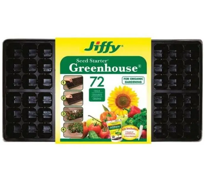 Plantation Products 250373 11x22 in. Reusable Plant Seed Tray Kit with Plant Nutrition, Superthrive for Greenhouse Garden Supplies
