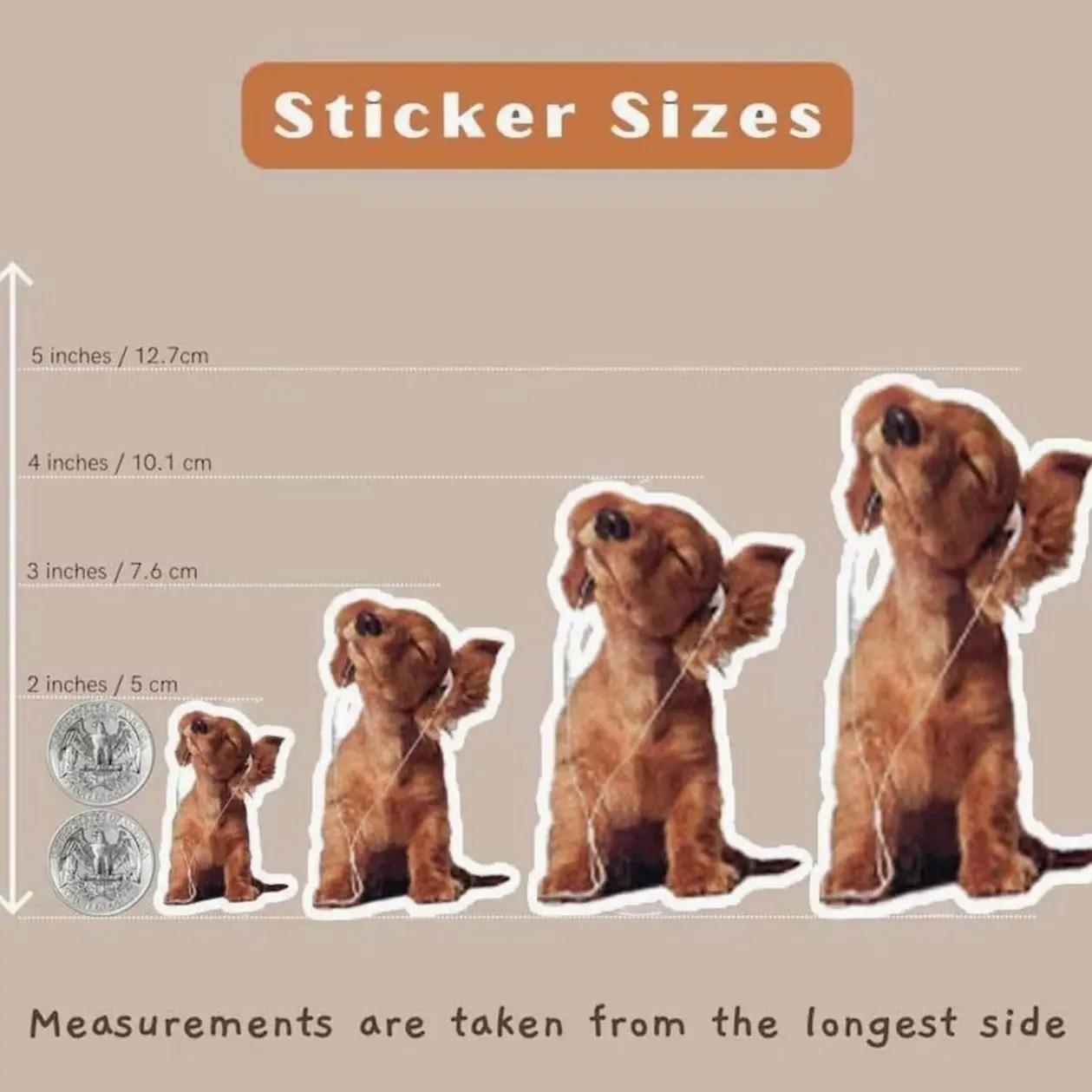 Funny Pew Pew Sticker, UV DTF Waterproof Decal, Durable Car Laptop Water Bottle Sticker