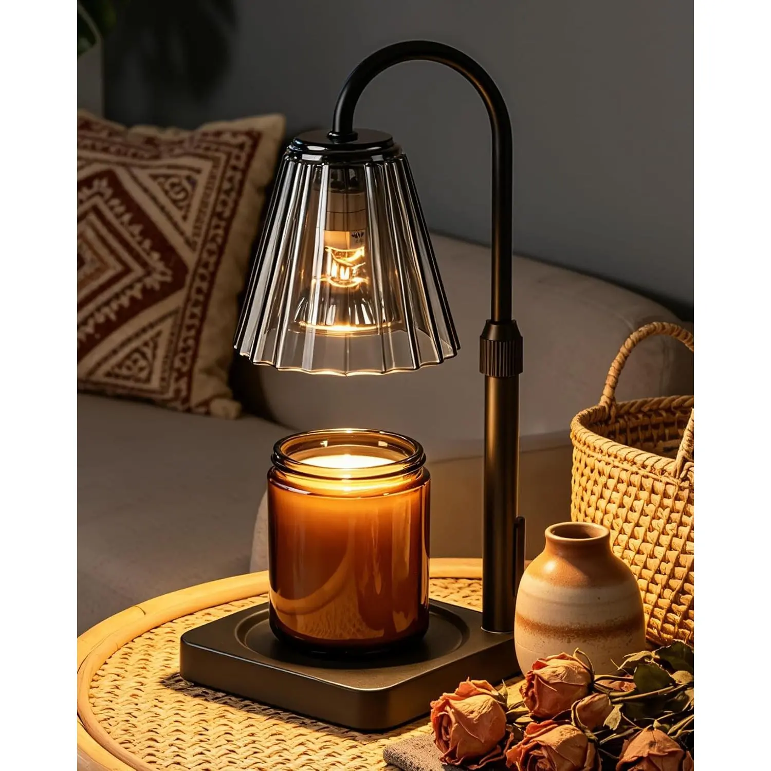 Candle Warmer Lamp with Cycle Timer, Birthday Gifts for Women Mom Her, House Warming Gifts New Home Room Decor, Wax Melt Warmer