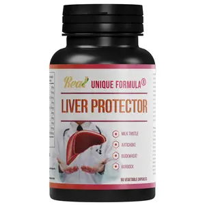 Unique Formula Liver Support Supplement - with Milk Thistle, Artichoke Leaf, Buckwheat Sprouted, Curcumin, Betaine & Plant-Based (90 Capsules)
