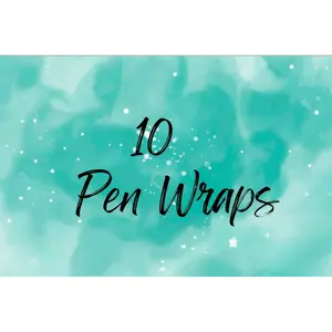 Bundle Pack of 10 UVDTF Pen Wraps