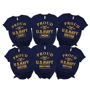 Personalized Navy Military Shirt, Custom Proud Navy Family Shirt, Navy Boot Camp Shirt, Military Family Shirt, Proud Family Military Shirt