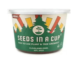 Seeds in a Cup | Macadamia Nut Tree Growing Kit – Grow Your Own Majestic Macadamia Nut Tree at Home!