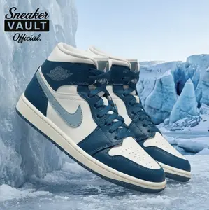 Nike Air Jordan 1 Mid French Blue BQ6472-414 Womens Fashion Sneakers New