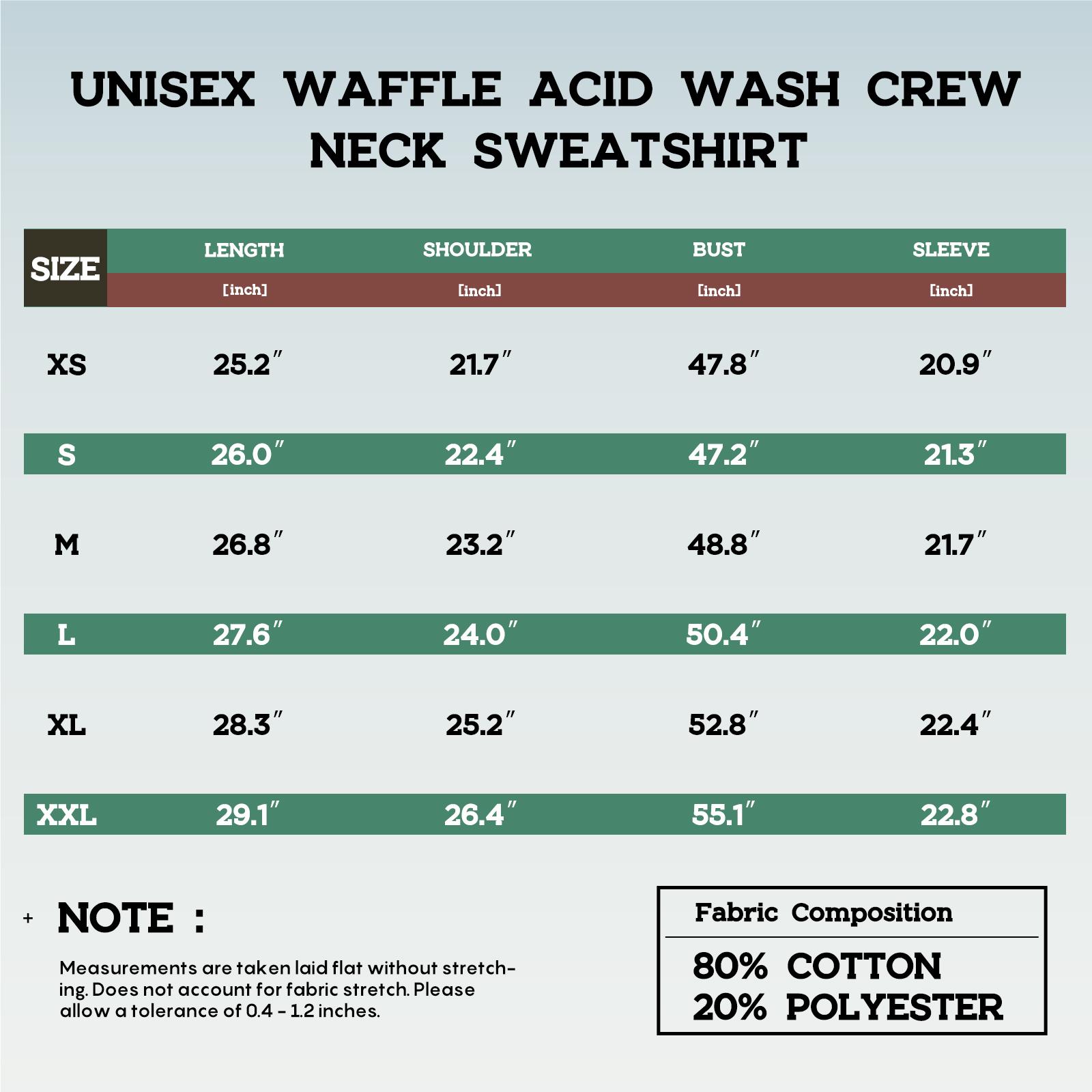 FAIABLE Oversized Acid washed Unisex Sweatshirt Loose Fit Cotton Pullover Vintage Crew Neck Sweatshirts Waffle Fabric SpringStatements FAIABLE Oversized Acid washed Unisex Sweatshirt Loose Fit Cotton Pullover Vintage Crew Neck Sweatshirts Waffle Fabric SpringStatements